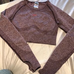 Gymshark Berry Flex Crop Top size small